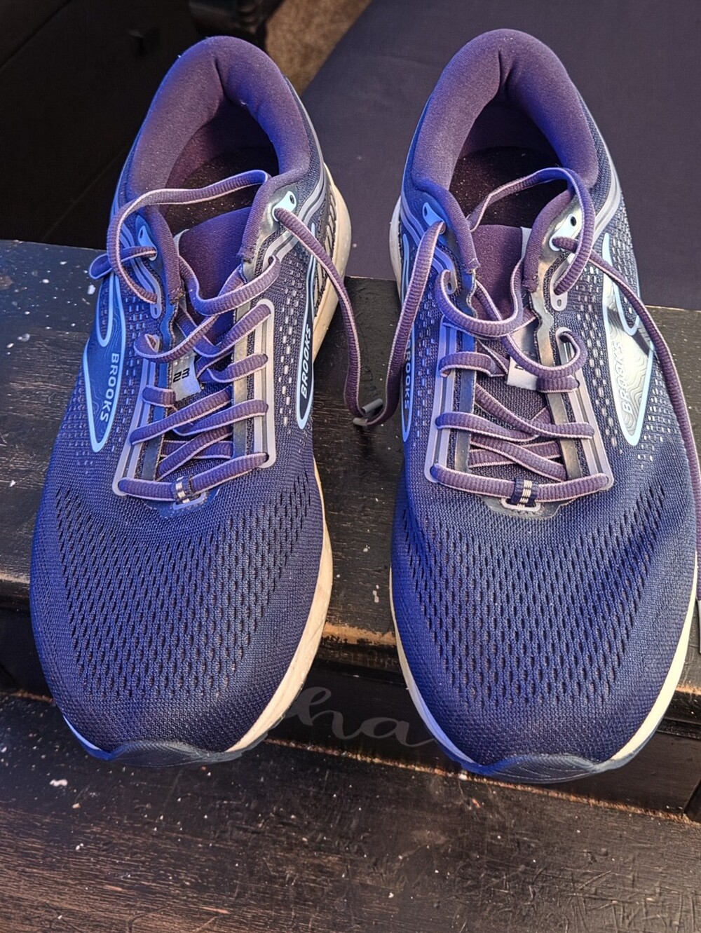 Brooks Men’s Athletic Shoes - Navy and Purple